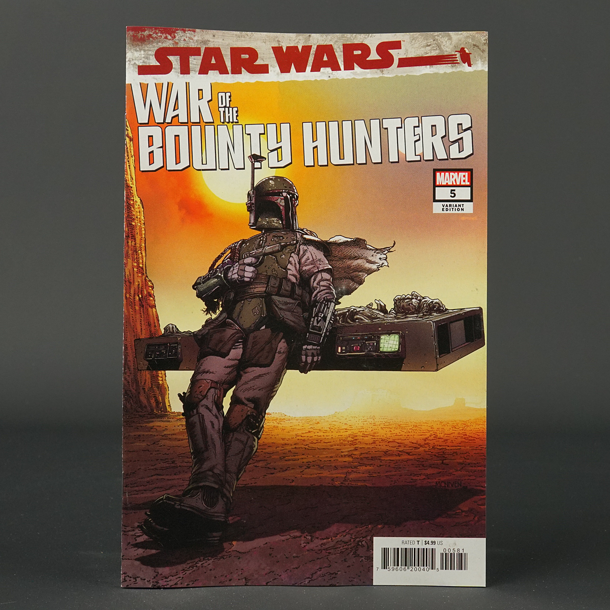 Star Wars WAR BOUNTY HUNTERS #5 1:50 Marvel Comics 2021 AUG211242 (CA) McNiven