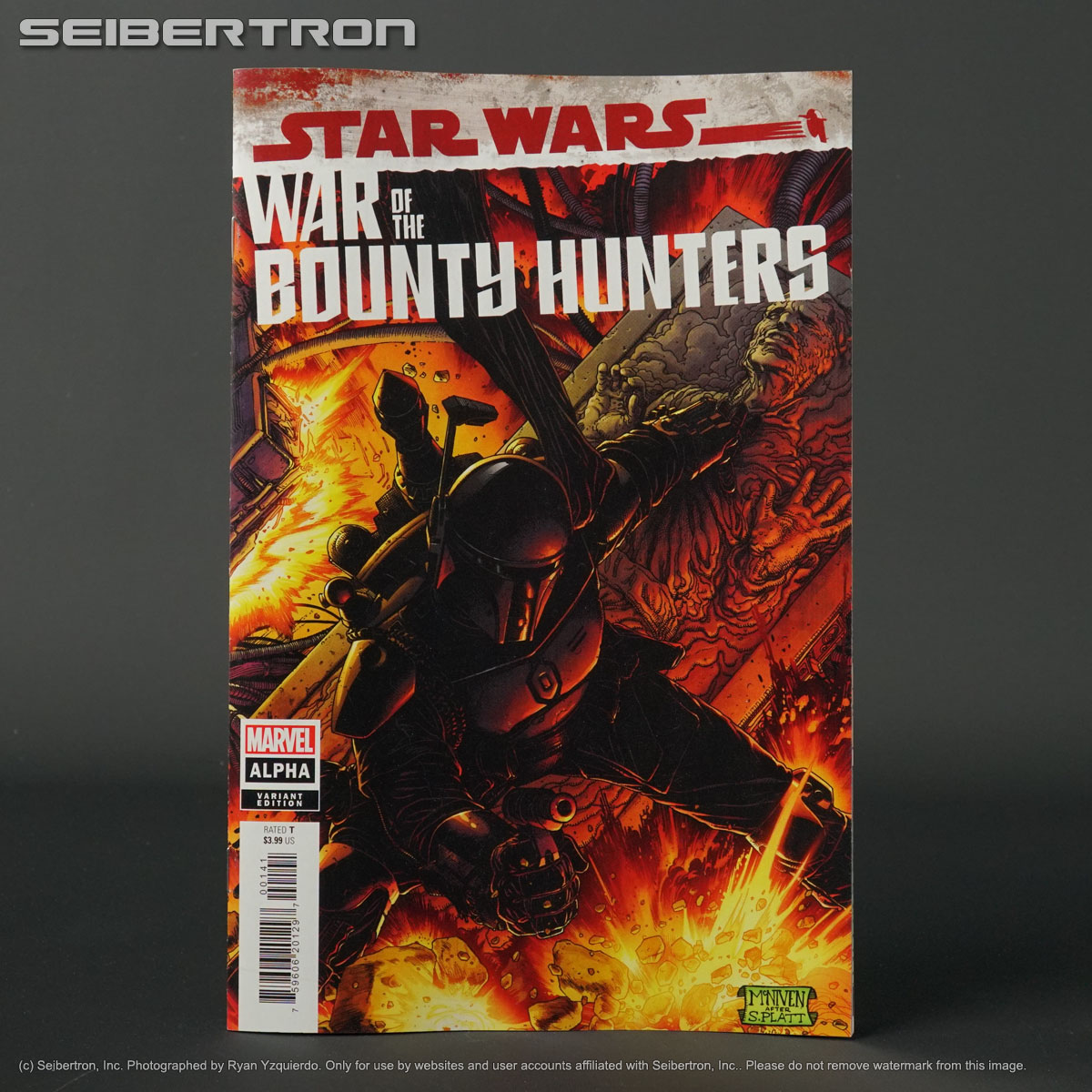 Star Wars War Bounty Hunters ALPHA #1 black 1:50 Marvel Comics 2021 MAR210654