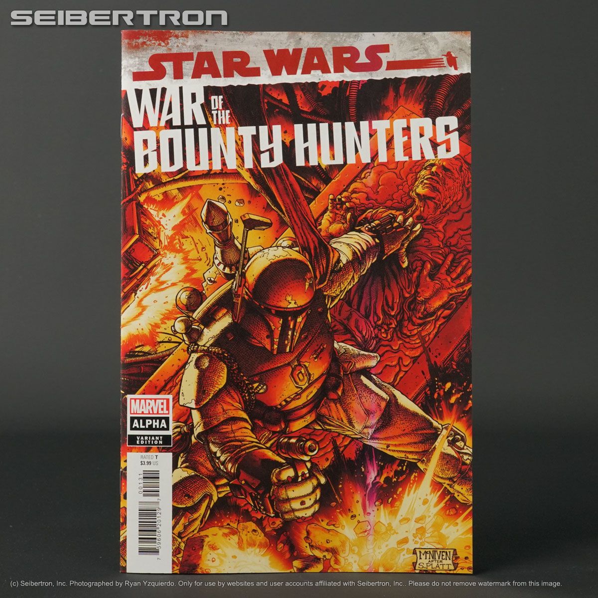 Star Wars War Bounty Hunters ALPHA #1 var w/ flaw Marvel Comics 2021 AS-IS