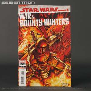Visit shop.seibertron.com to buy "Star Wars War Bounty Hunters ALPHA #1 var crimson Marvel Comics 2021 MAR210655"