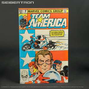 TEAM AMERICA #7 variant (reprints #5) Marvel Comics 1982 Ideal Toys 200610A