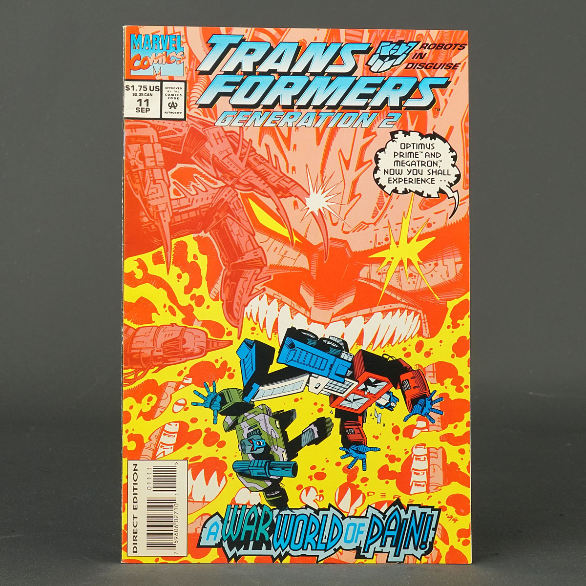 TRANSFORMERS GENERATION 2 #11 Marvel Comics 1994 (W) Furman (CA) Yaniger 230915J