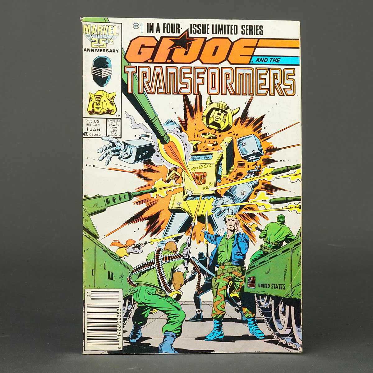 GI JOE AND THE TRANSFORMERS #1 Marvel Comics 1987 (CA) Trimpe 230915U