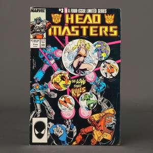 TRANSFORMERS HEADMASTERS #3 Marvel Comics 1987 (A)Springer (W) Budiansky 230926A