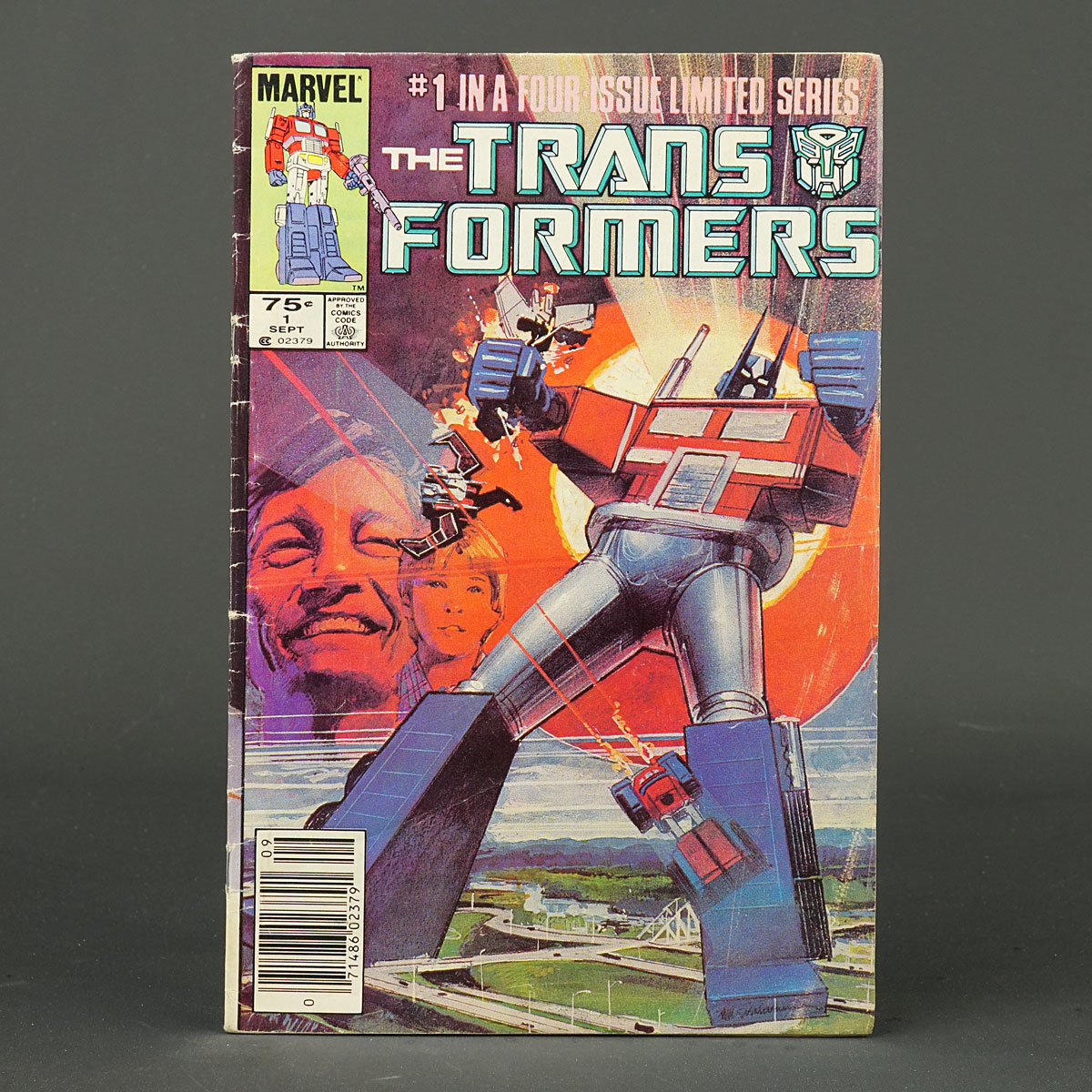 THE TRANSFORMERS #1 1st ptg Marvel Comics 1984 (CA) Sienkiewicz 230915X