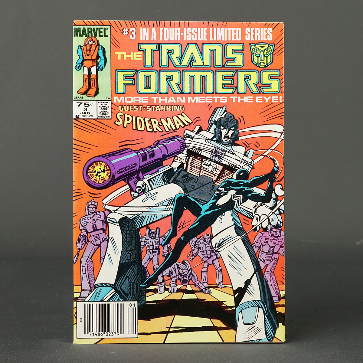 THE TRANSFORMERS #3 1st ptg Marvel Comics 1985 (CA) Texeira (W) Salicrup (A) Springer 171019F