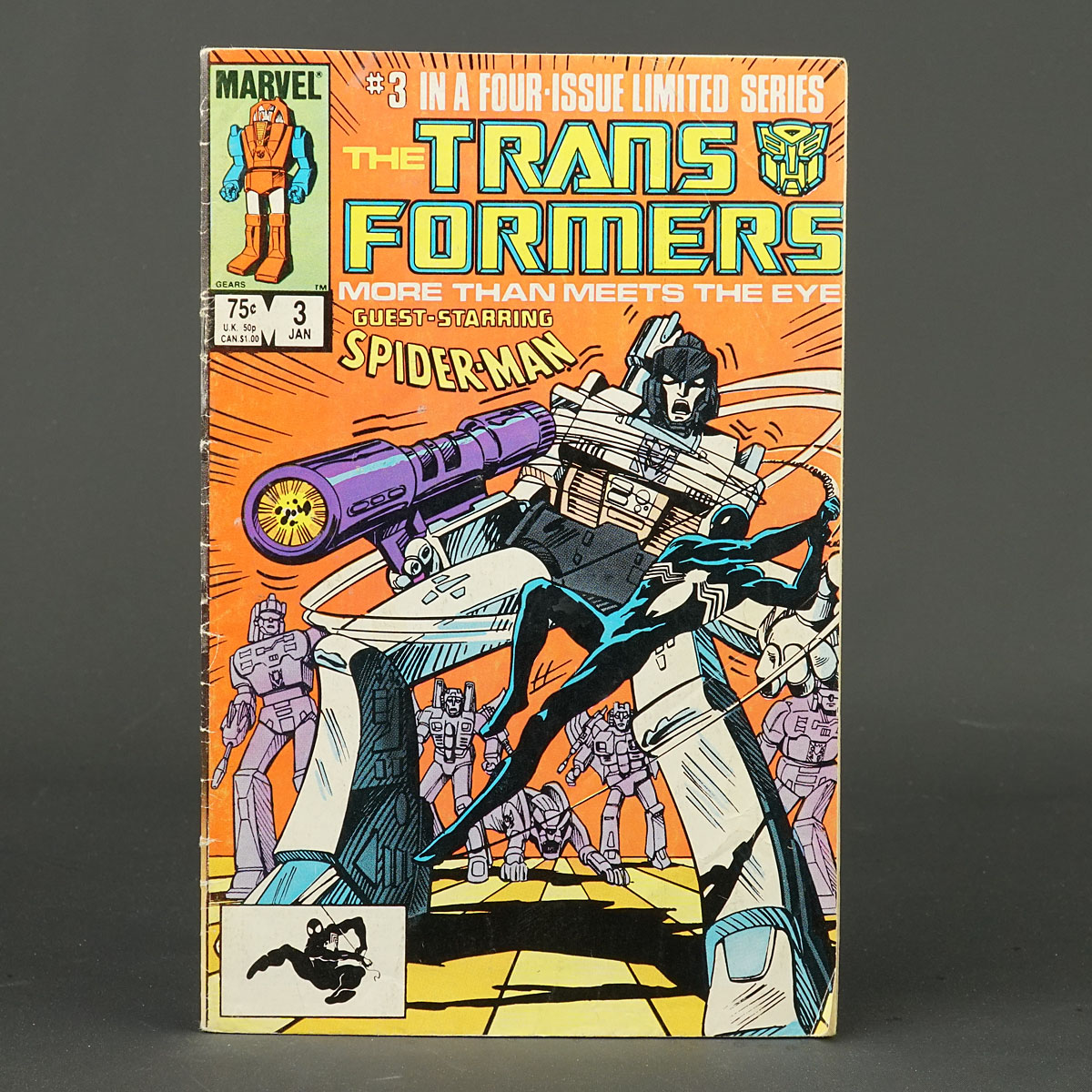 THE TRANSFORMERS #3 2nd ptg Marvel Comics 1985 (CA) Texeira (W) Salicrup 230915Z