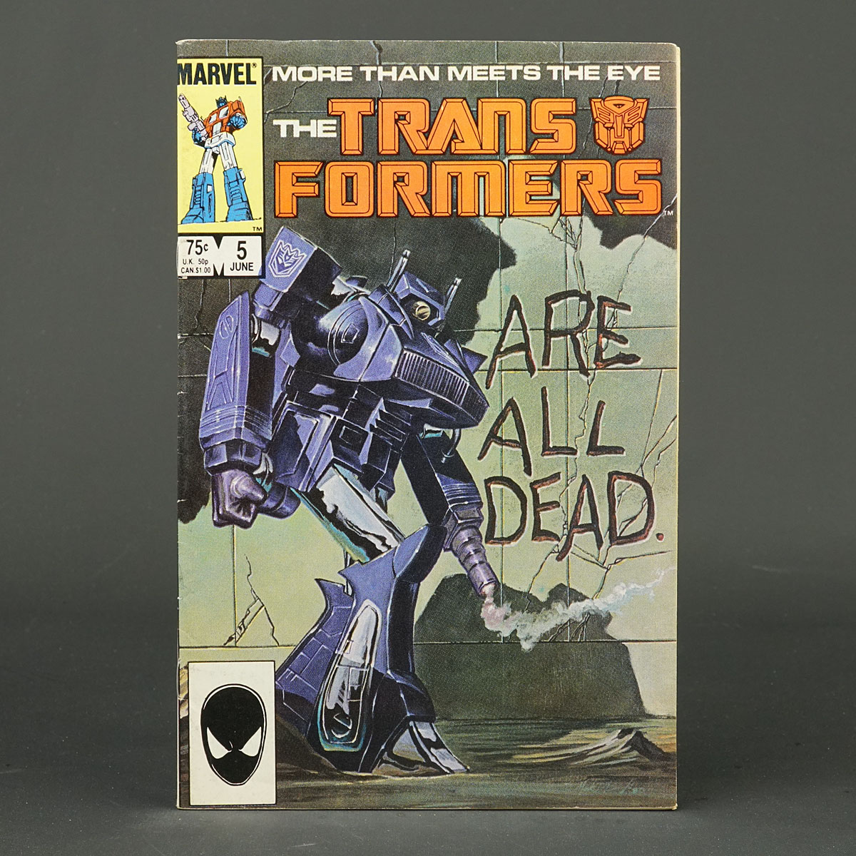 THE TRANSFORMERS #5 1st ptg Marvel Comics 1985 (CA) Bright (W) Budiansky 230915Q