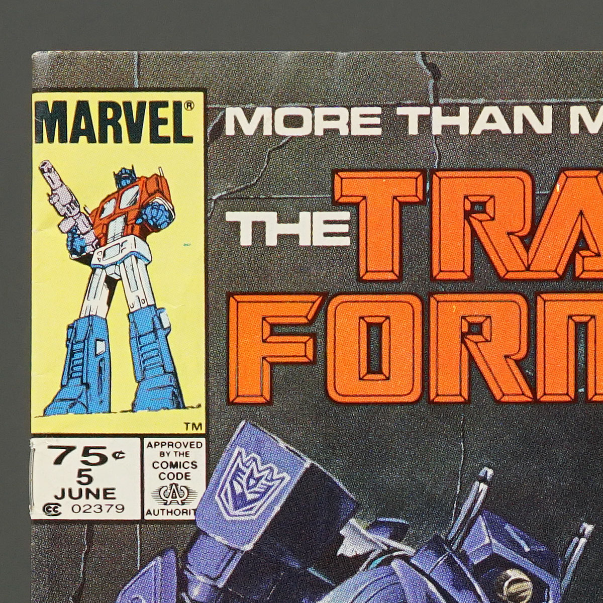 THE TRANSFORMERS #5 1st ptg Marvel Comics 1985 (CA) Bright (W) Budiansky (A) Kupperberg 240317A