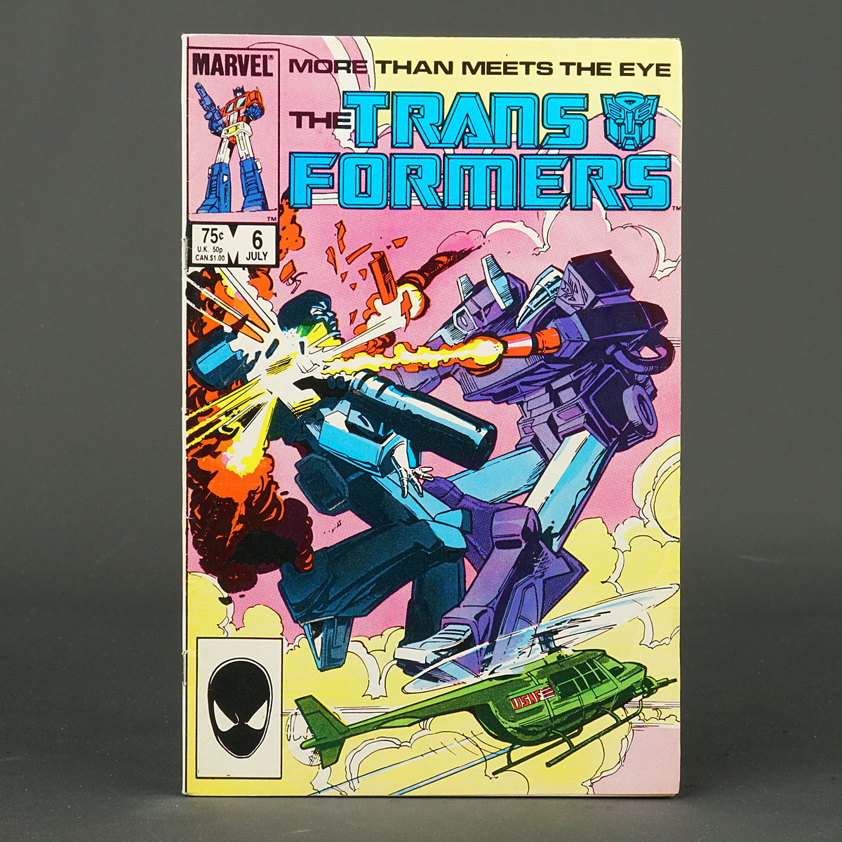 THE TRANSFORMERS #6 1st ptg Marvel Comics 1985 (CA) Kupperberg 230915T