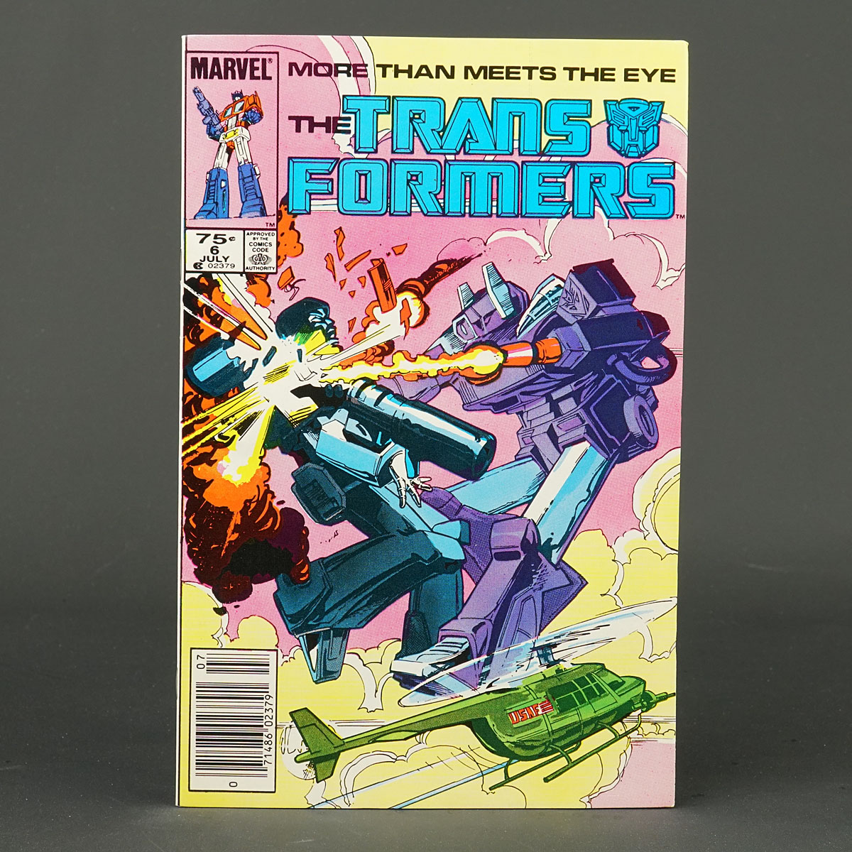 THE TRANSFORMERS #6 1st ptg Marvel Comics 1985 (CA) Kupperberg 230915U