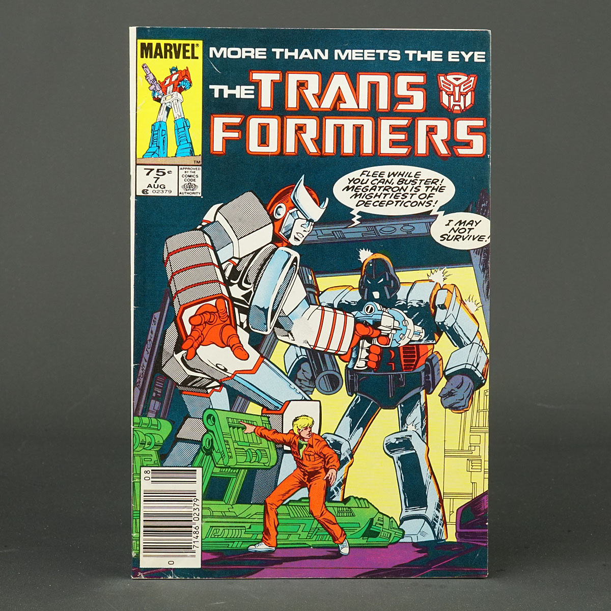 THE TRANSFORMERS #7 1st ptg Marvel Comics 1985 (CA) Bright (W) Budiansky 230915W