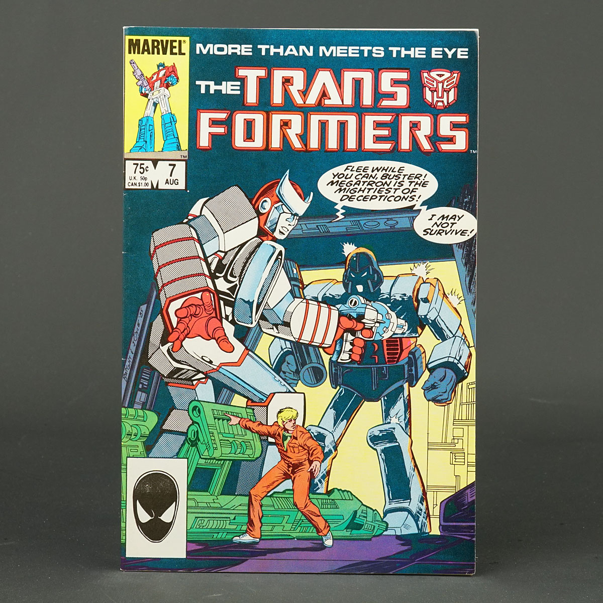 THE TRANSFORMERS #7 1st ptg Marvel Comics 1985 (CA) Bright (W) Budiansky 230915X