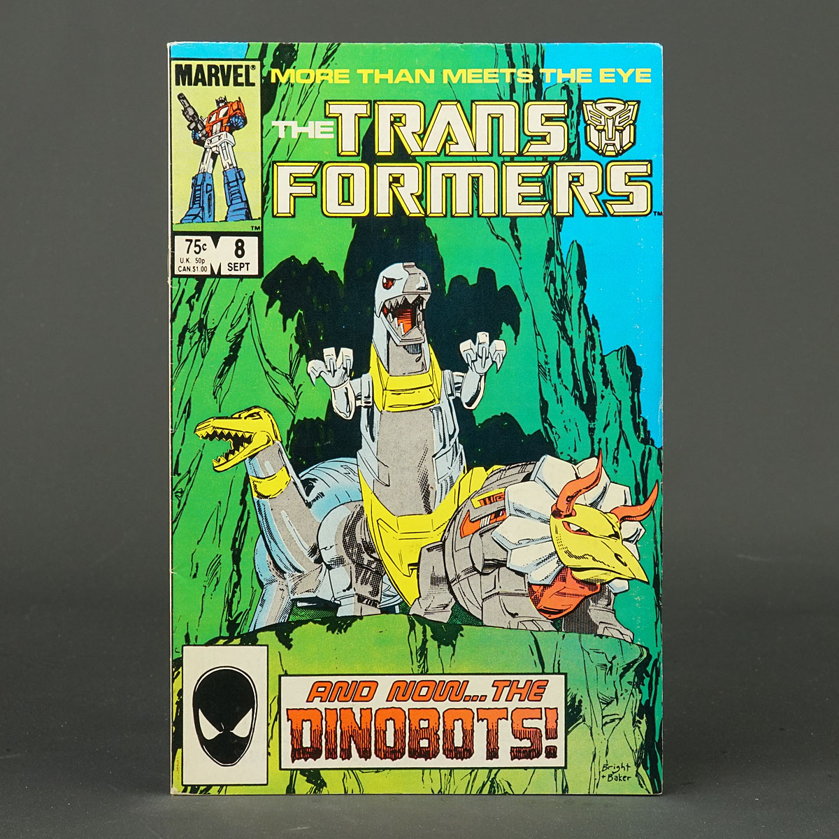 THE TRANSFORMERS #8 1st ptg Marvel Comics 1985 (CA) Bright (W) Budiansky 230915A