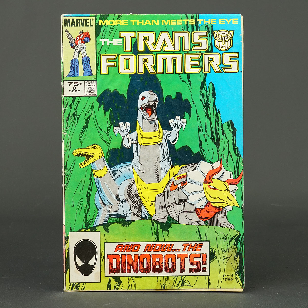 THE TRANSFORMERS #8 2nd ptg Marvel Comics 1985 (CA) Bright (W) Budiansky 230915Y