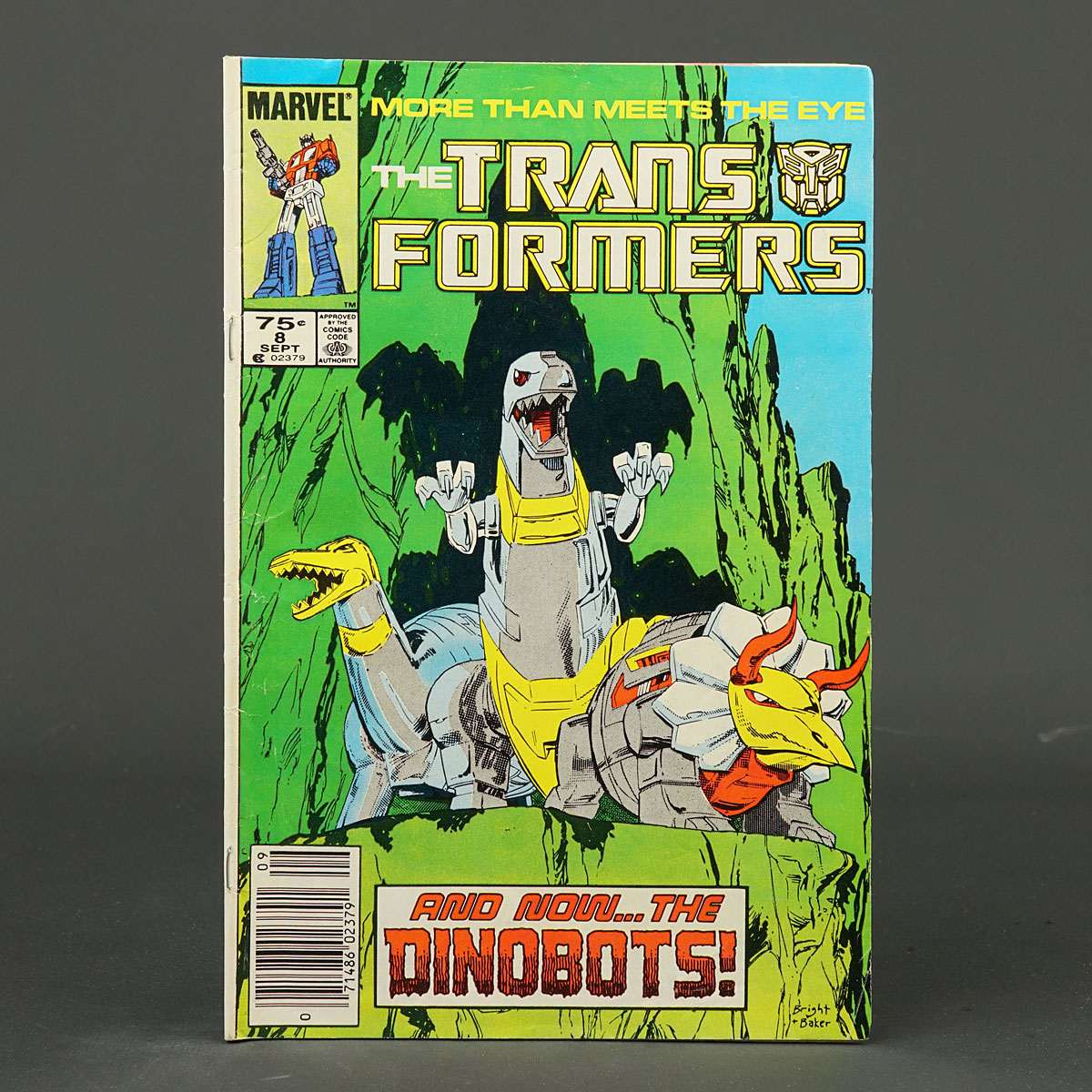 THE TRANSFORMERS #8 1st ptg Marvel Comics 1985 (CA) Bright (W) Budiansky 240317B