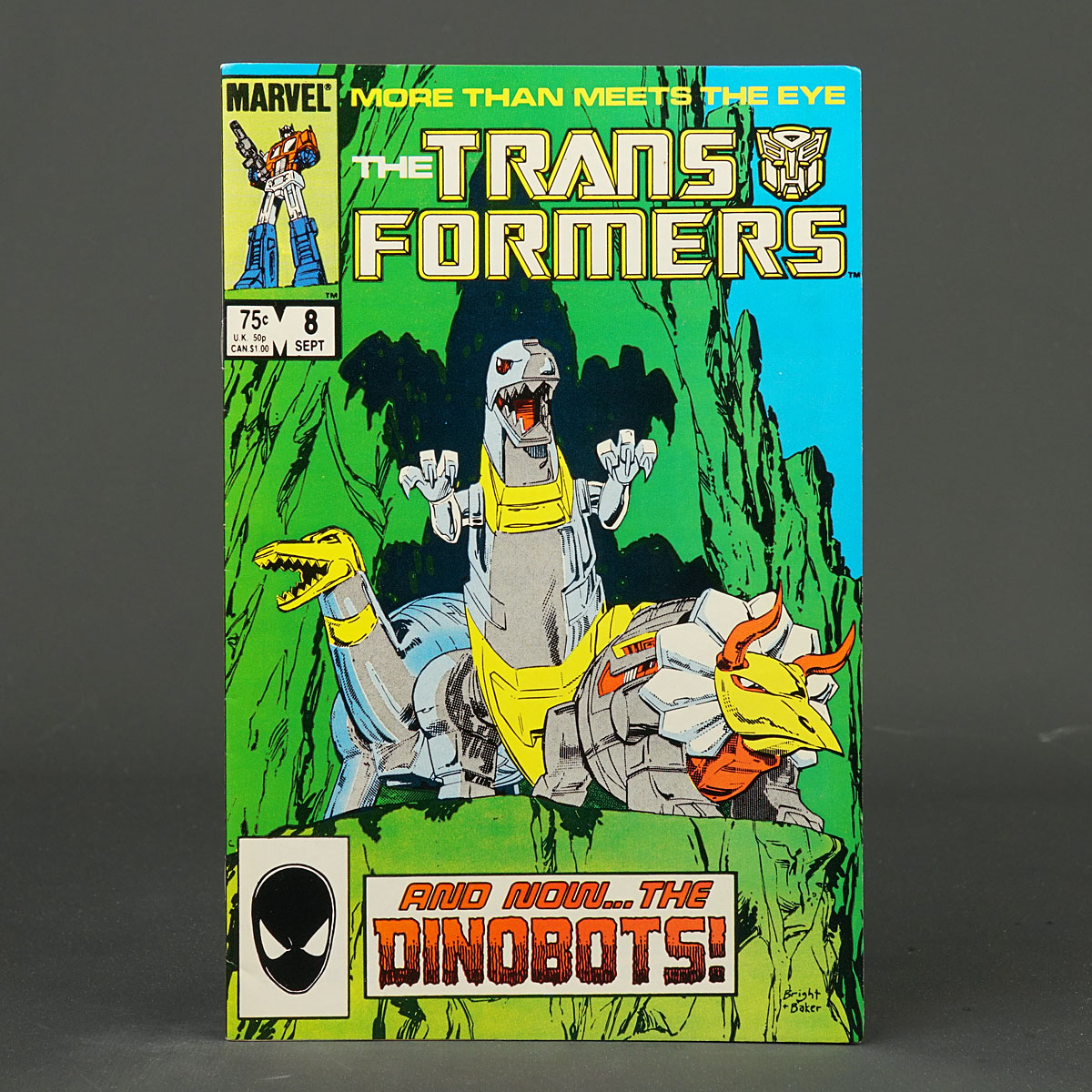 THE TRANSFORMERS #8 1st ptg Marvel Comics 1985 (CA) Bright (W) Budiansky 240317C