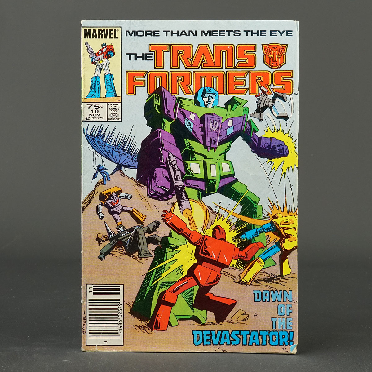 THE TRANSFORMERS #10 Marvel Comics 1985 (CA) Baker (W) Budiansky 210422A
