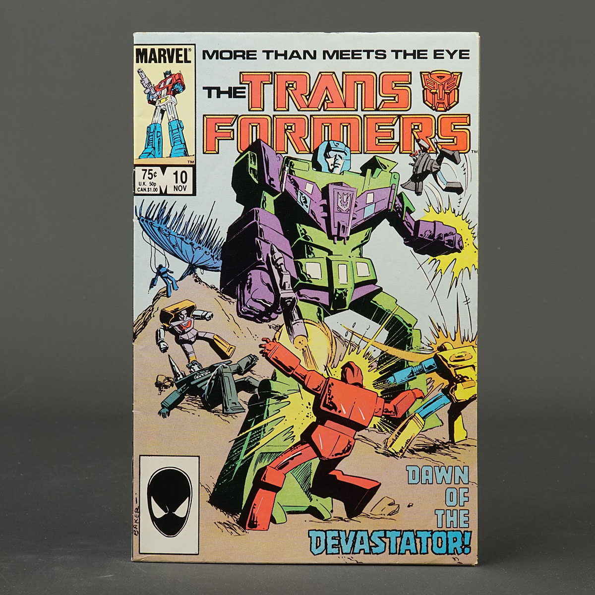 THE TRANSFORMERS #10 Marvel Comics 1985 (CA) Baker (W) Budiansky 210422B