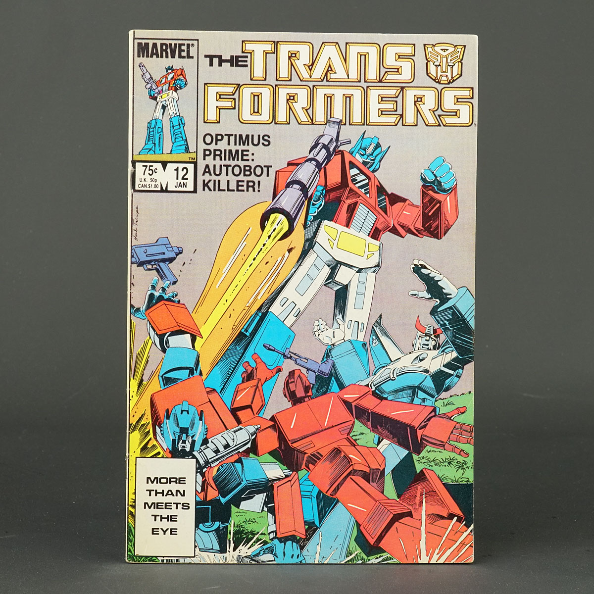 THE TRANSFORMERS #12 Marvel Comics 1986 (A/CA) Trimpe (W) Budiansky 230926I