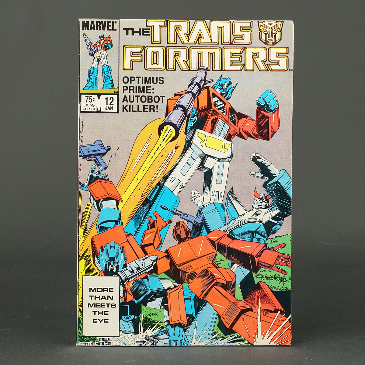 THE TRANSFORMERS #12 Marvel Comics 1986 (A/CA) Trimpe (W) Budiansky 230926J