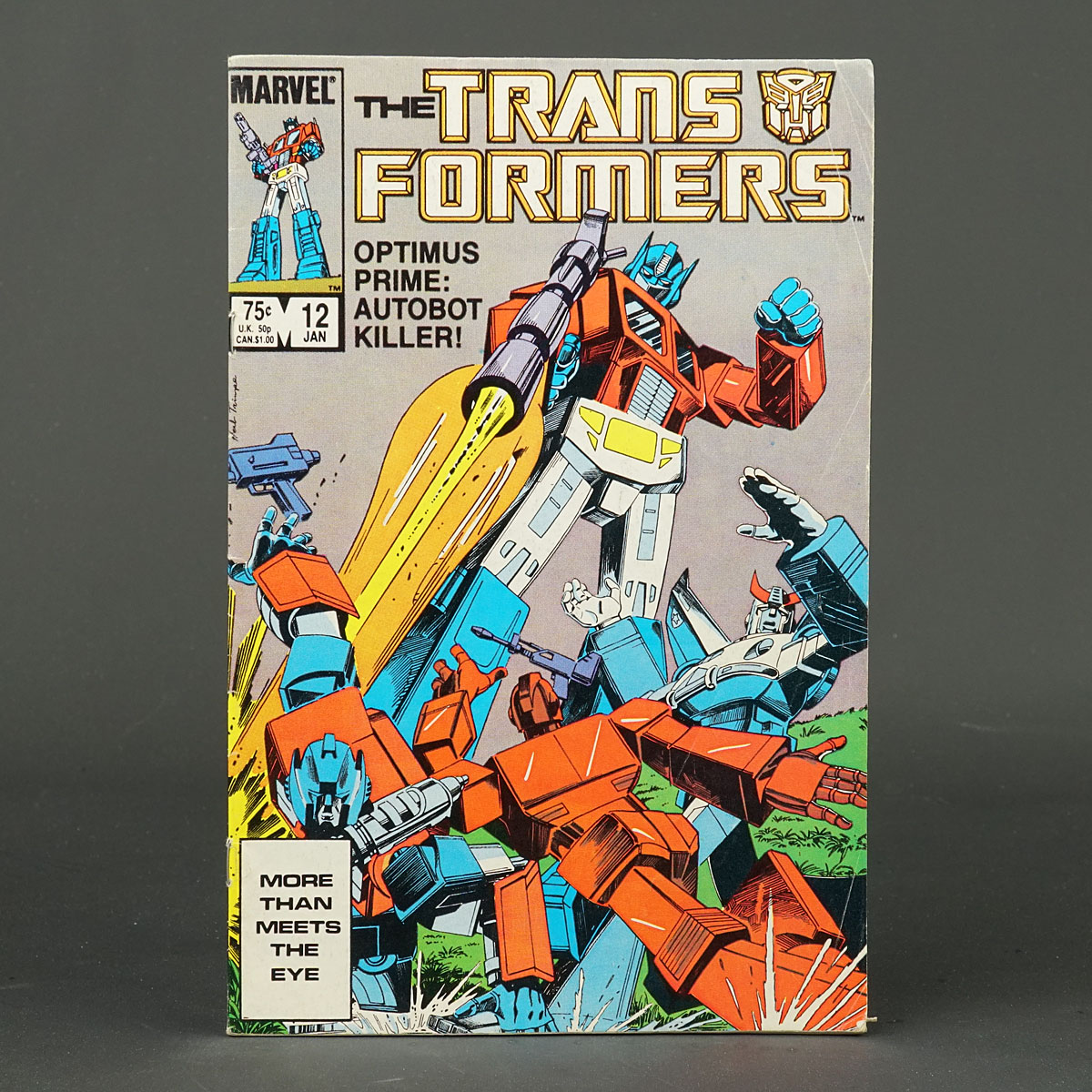 THE TRANSFORMERS #12 Marvel Comics 1986 (A/CA) Trimpe (W) Budiansky 230926K