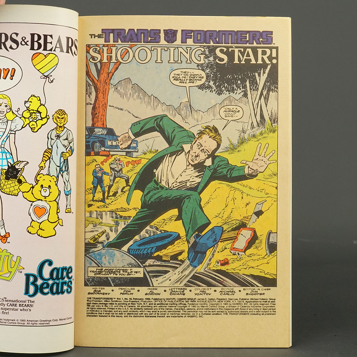 THE TRANSFORMERS #13 Marvel Comics 1986 (CA) Trimpe (W) Budiansky (A) Perlin 231010D