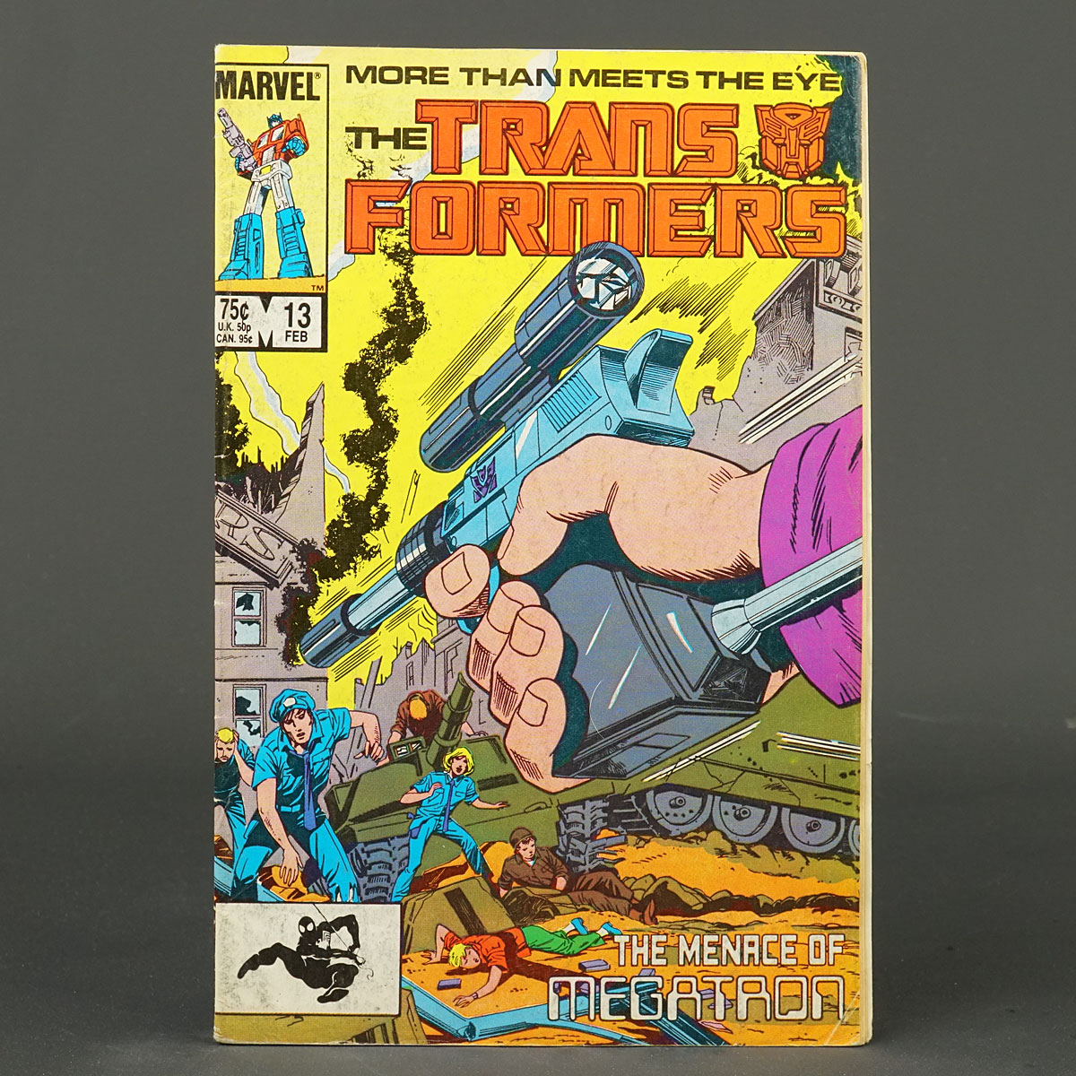 THE TRANSFORMERS #13 Marvel Comics 1986 (CA) Trimpe (W) Budiansky 231010F