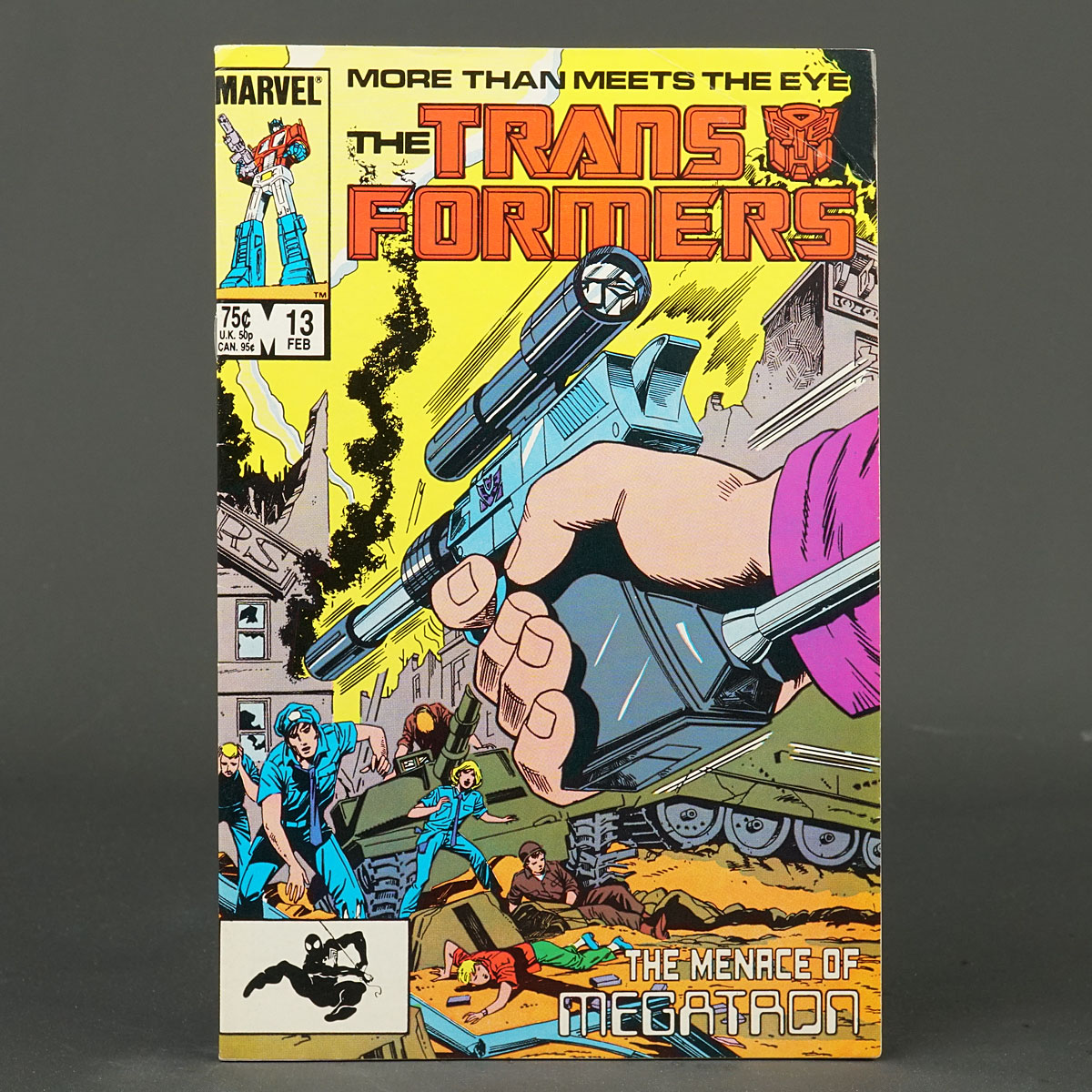 THE TRANSFORMERS #13 Marvel Comics 1986 (CA) Trimpe (W) Budiansky 231010G