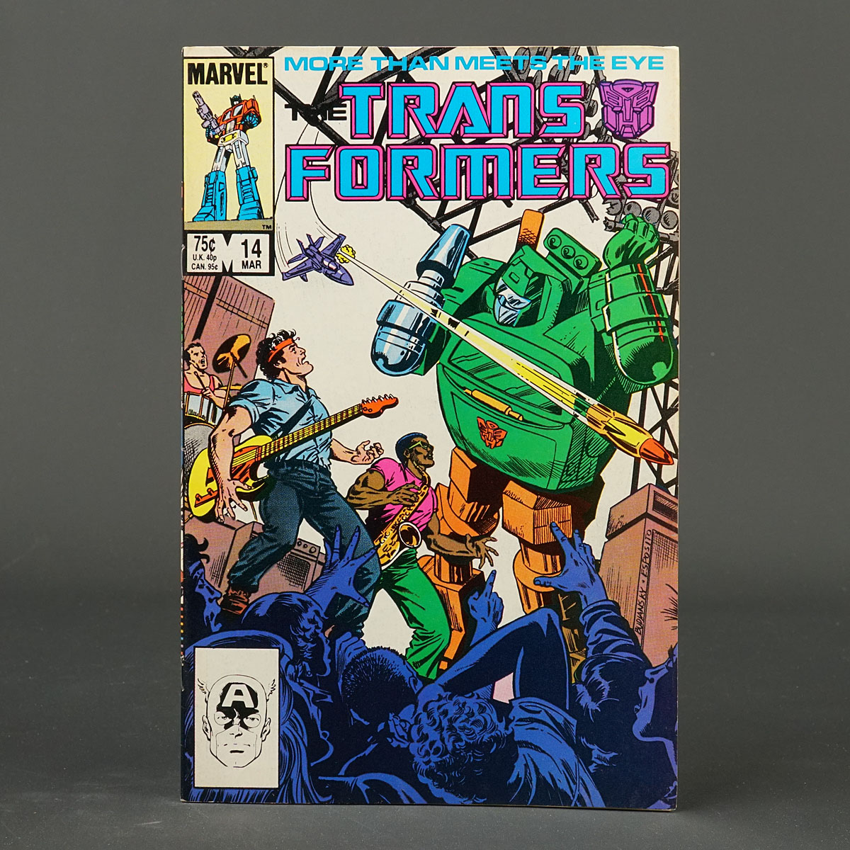 THE TRANSFORMERS #14 Marvel Comics 1986 (W/CA) Budiansky (A) Perlin 210422A