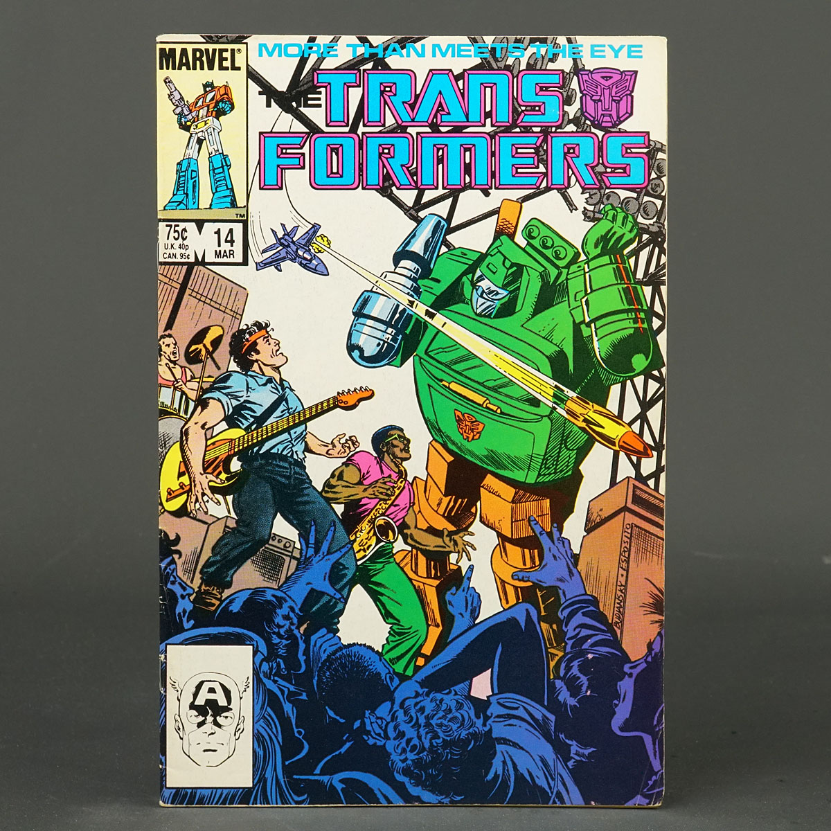 THE TRANSFORMERS #14 Marvel Comics 1986 (W/CA) Budiansky (A) Perlin 231010H