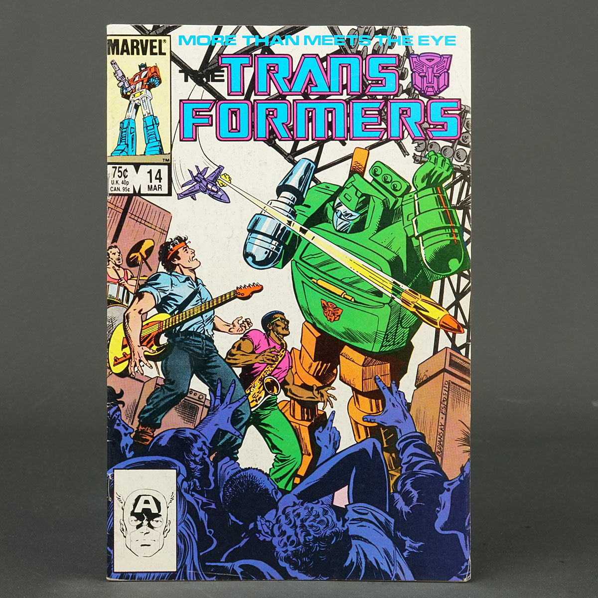 THE TRANSFORMERS #14 Marvel Comics 1986 (W/CA) Budiansky (A) Perlin 231010I