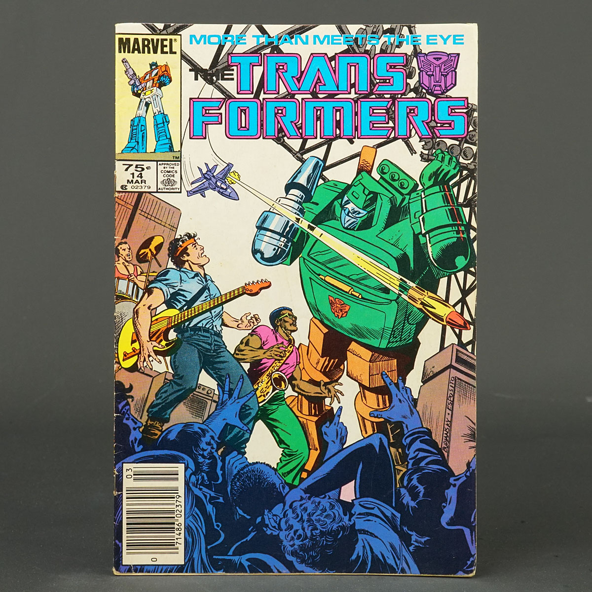 THE TRANSFORMERS #14 Marvel Comics 1986 (W/CA) Budiansky (A) Perlin 231010J