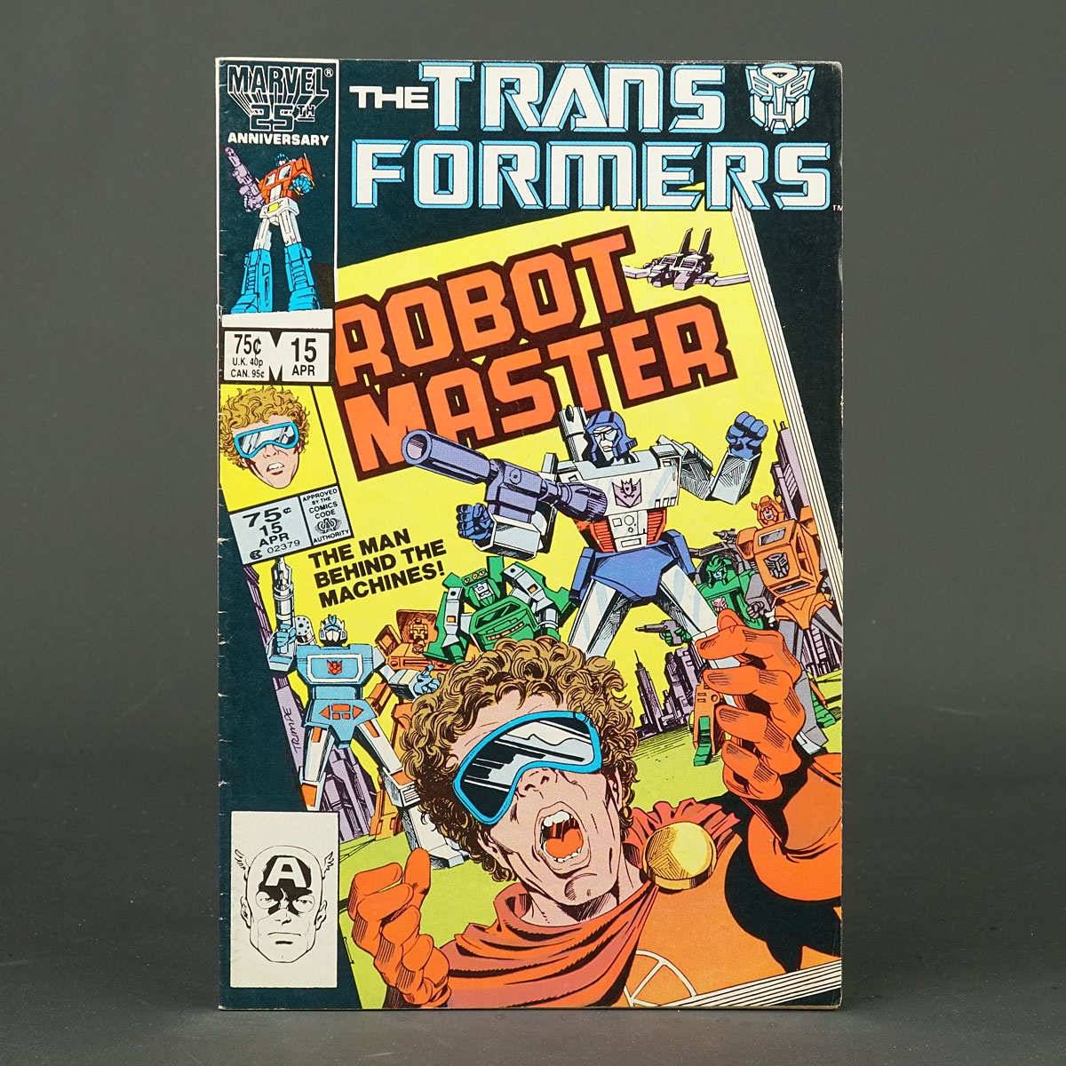 THE TRANSFORMERS #15 Marvel Comics 1986 (CA) Trimpe (W) Budiansky 230926N