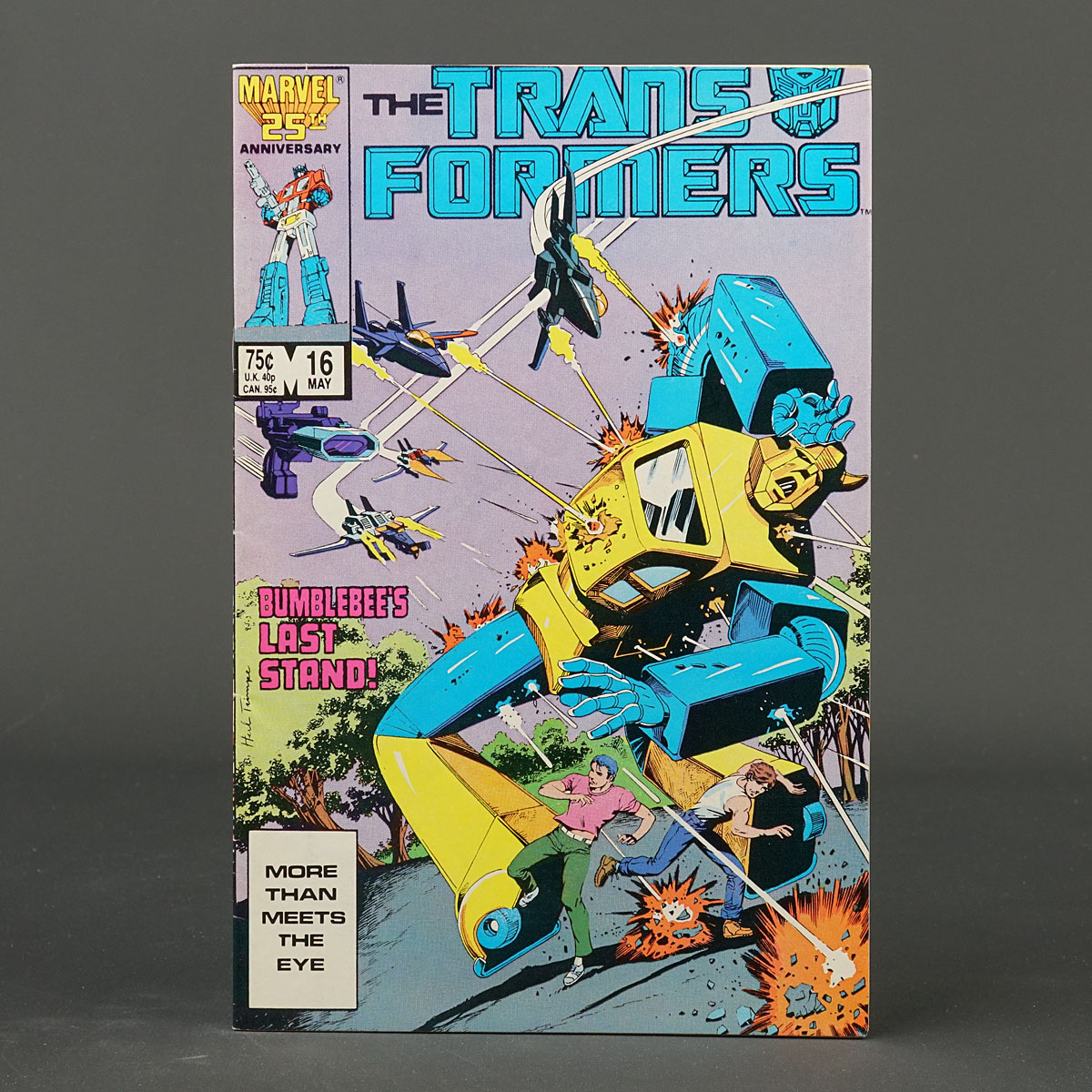 THE TRANSFORMERS #16 Marvel Comics 1986 (CA) Trimpe (W) Kaminski 210422A