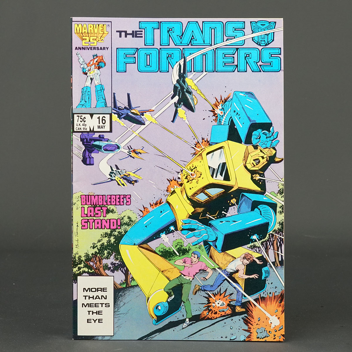 THE TRANSFORMERS #16 Marvel Comics 1986 (CA) Trimpe (W) Kaminski 231010L