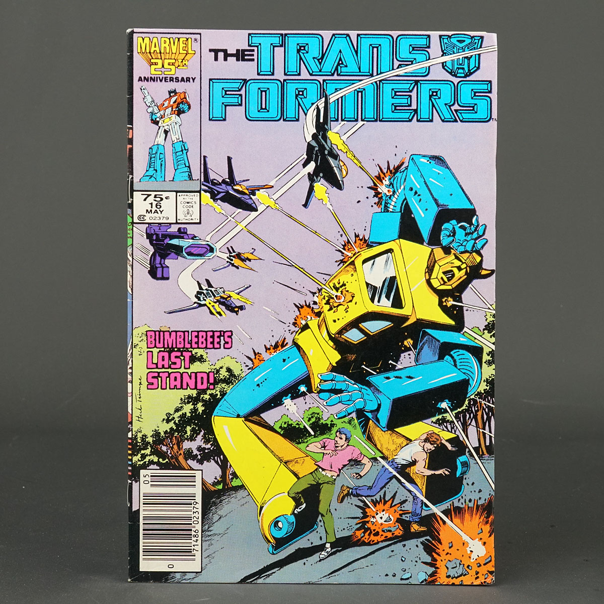 THE TRANSFORMERS #16 Marvel Comics 1986 (CA) Trimpe (W) Kaminski 231010M