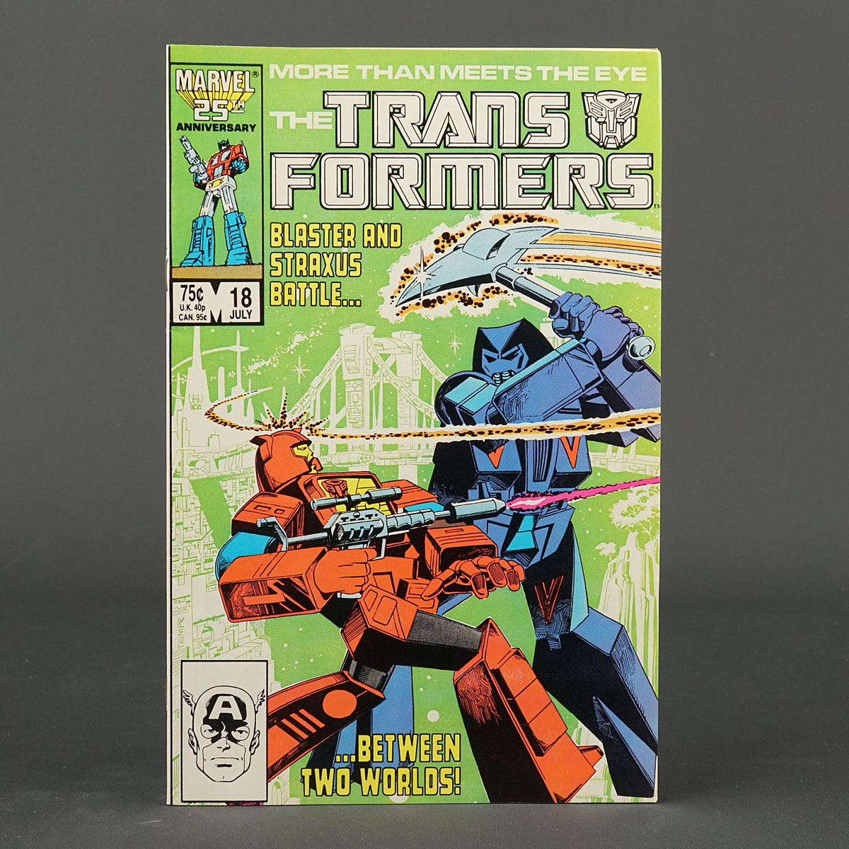 THE TRANSFORMERS #18 Marvel Comics 1986 (CA) Trimpe (W) Budiansky 210422A