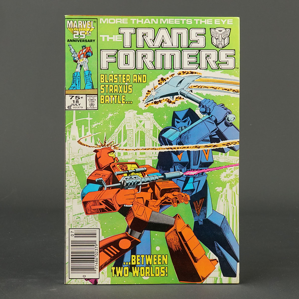 THE TRANSFORMERS #18 Marvel Comics 1986 (CA) Trimpe (W) Budiansky 210422B