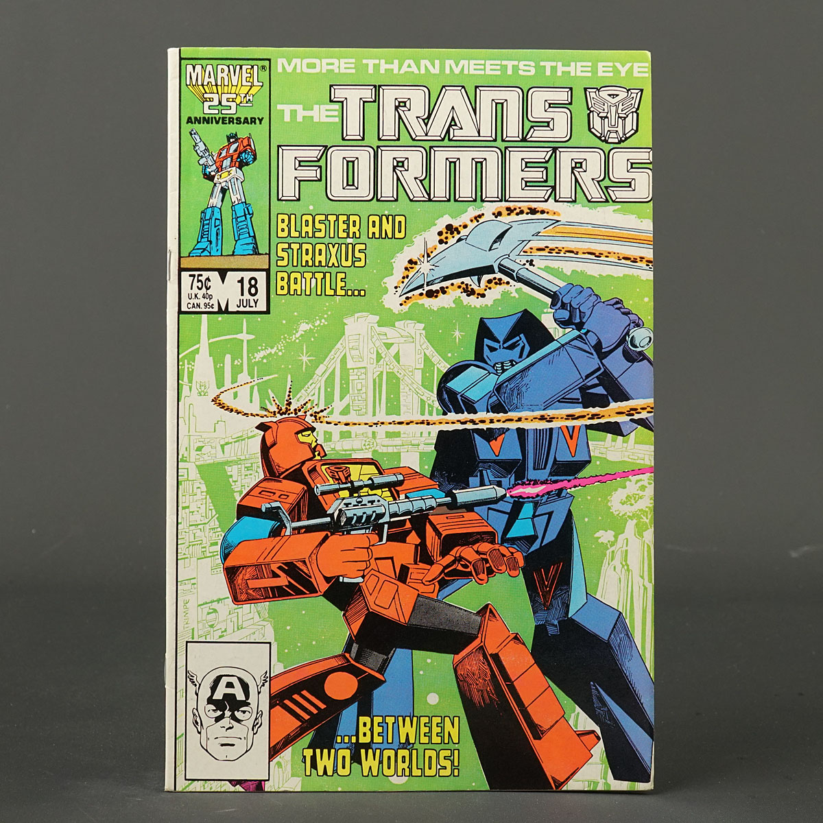 THE TRANSFORMERS #18 Marvel Comics 1986 (CA) Trimpe (W) Budiansky 231222G