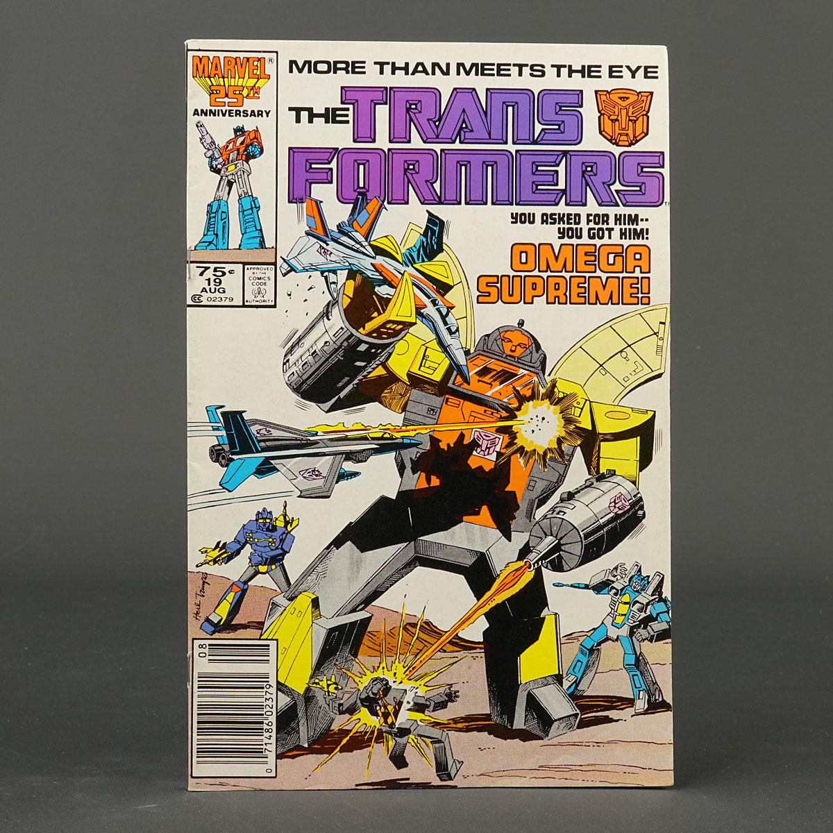 THE TRANSFORMERS #19 Marvel Comics 1986 (CA) Trimpe (W) Budiansky (A) Perlin 210422A