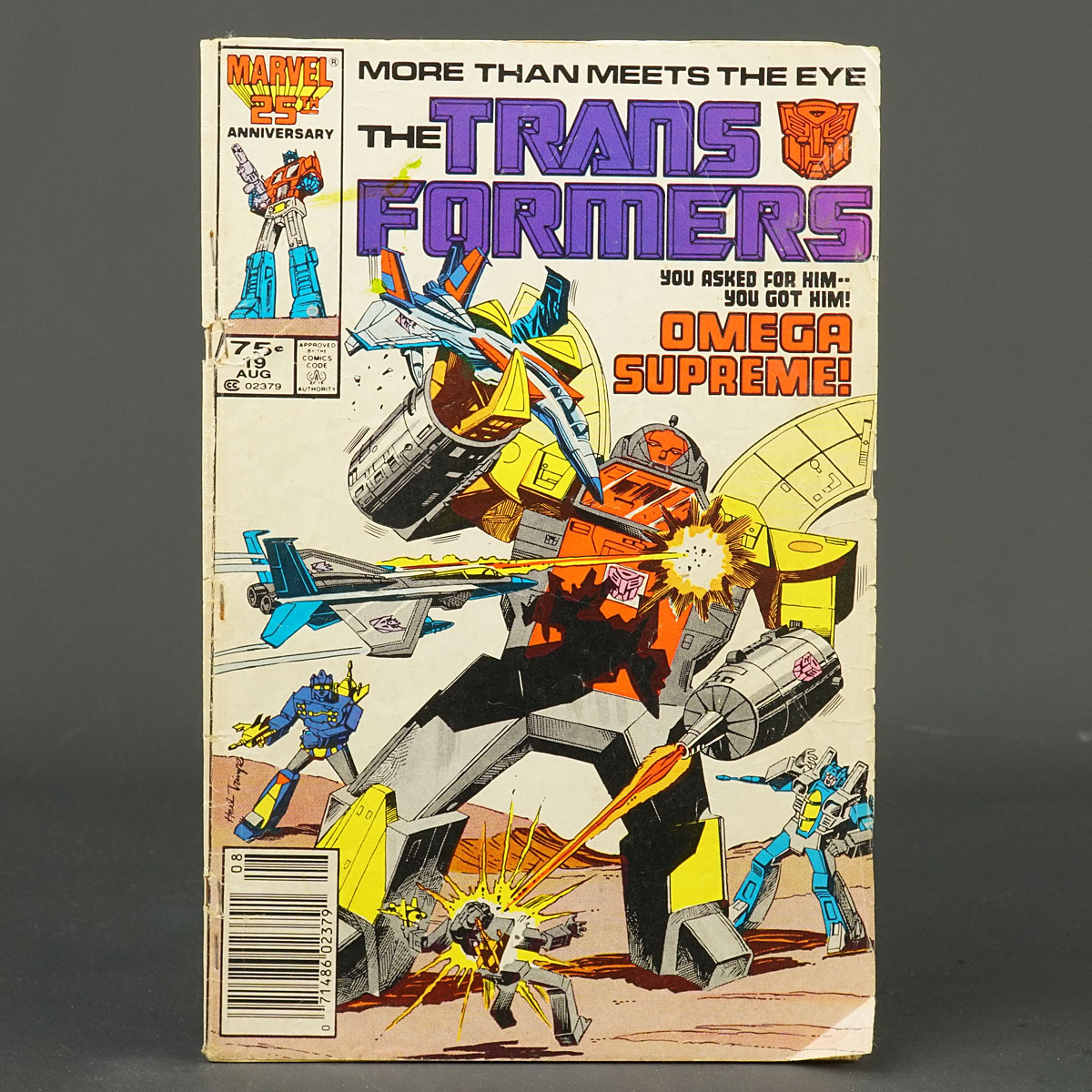 THE TRANSFORMERS #19 Marvel Comics 1986 (CA) Trimpe (W) Budiansky 231010R