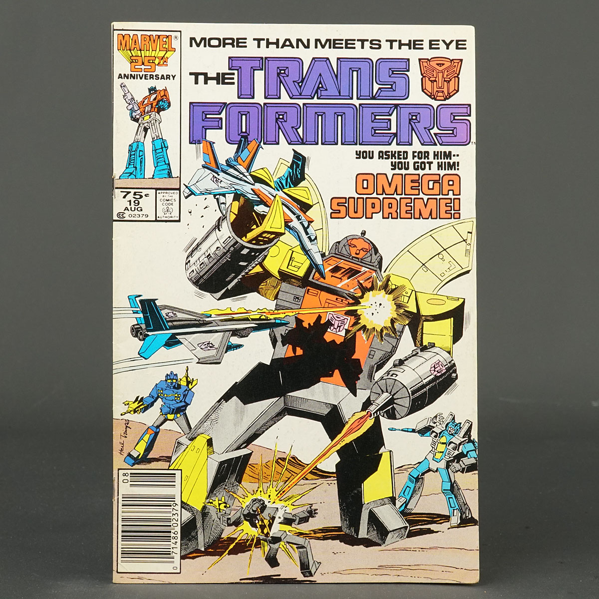 THE TRANSFORMERS #19 Marvel Comics 1986 (CA) Trimpe (W) Budiansky 231010S