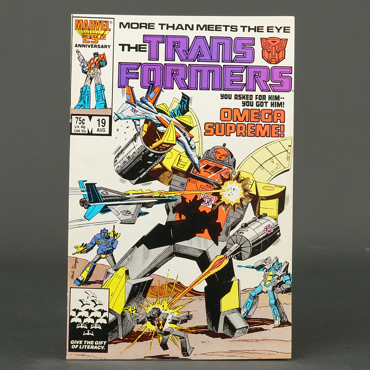 THE TRANSFORMERS #19 Marvel Comics 1986 (CA) Trimpe (W) Budiansky 231010T