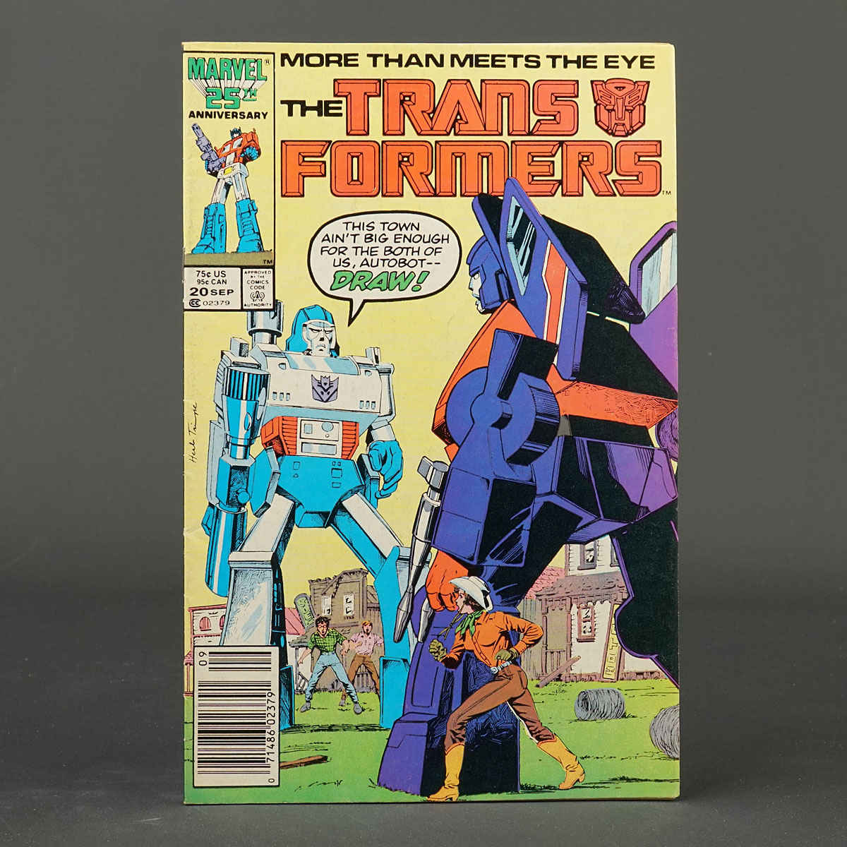 THE TRANSFORMERS #20 Marvel Comics 1986 (A/CA) Trimpe (W) Budiansky 210422A
