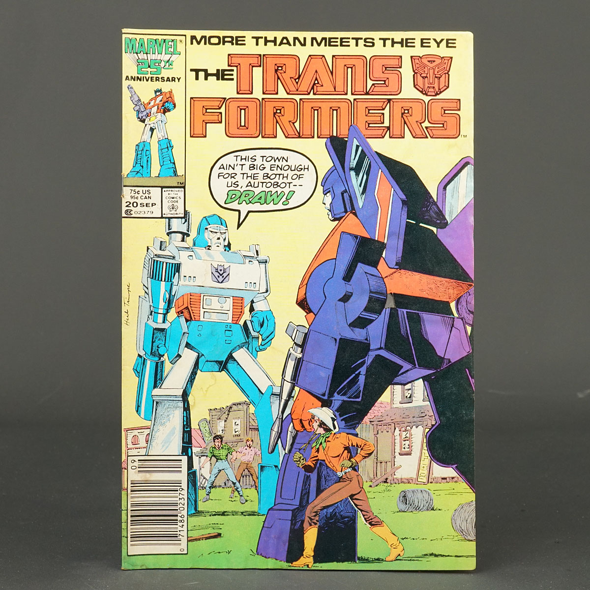 THE TRANSFORMERS #20 Marvel Comics 1986 (A/CA) Trimpe (W) Budiansky 231010U