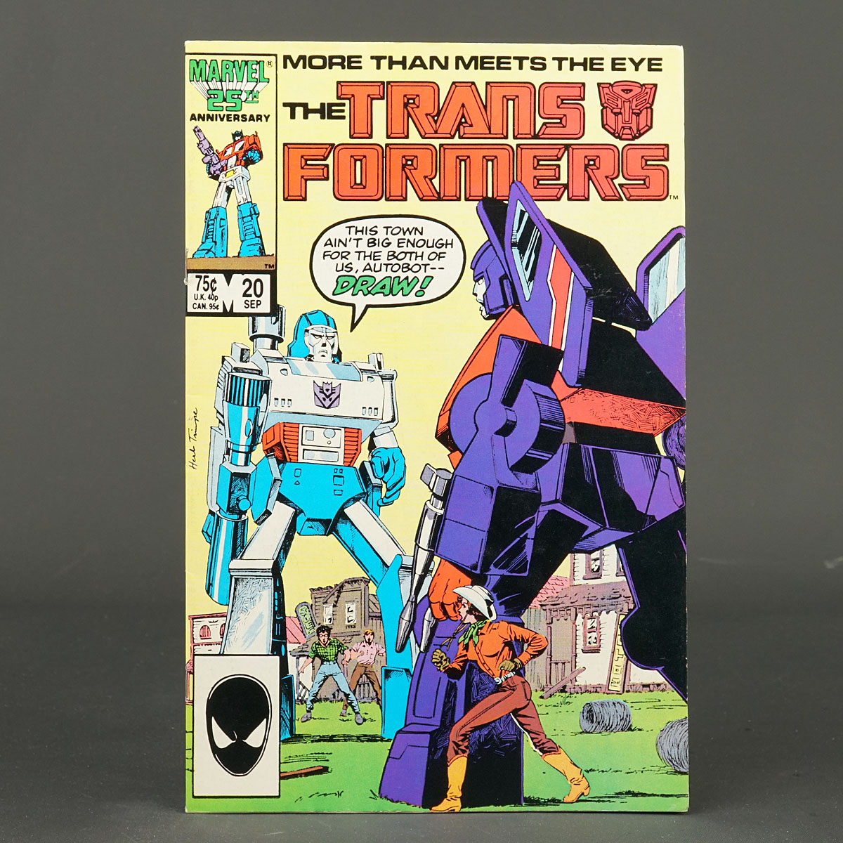 THE TRANSFORMERS #20 Marvel Comics 1986 (A/CA) Trimpe (W) Budiansky 231010W