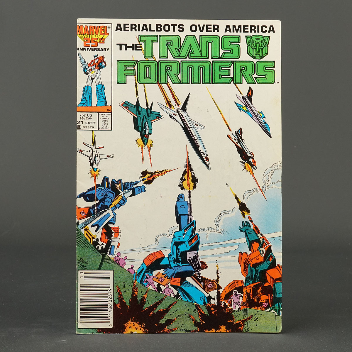THE TRANSFORMERS #21 Marvel Comics 1986 (CA) Trimpe (W) Budiansky 210422A