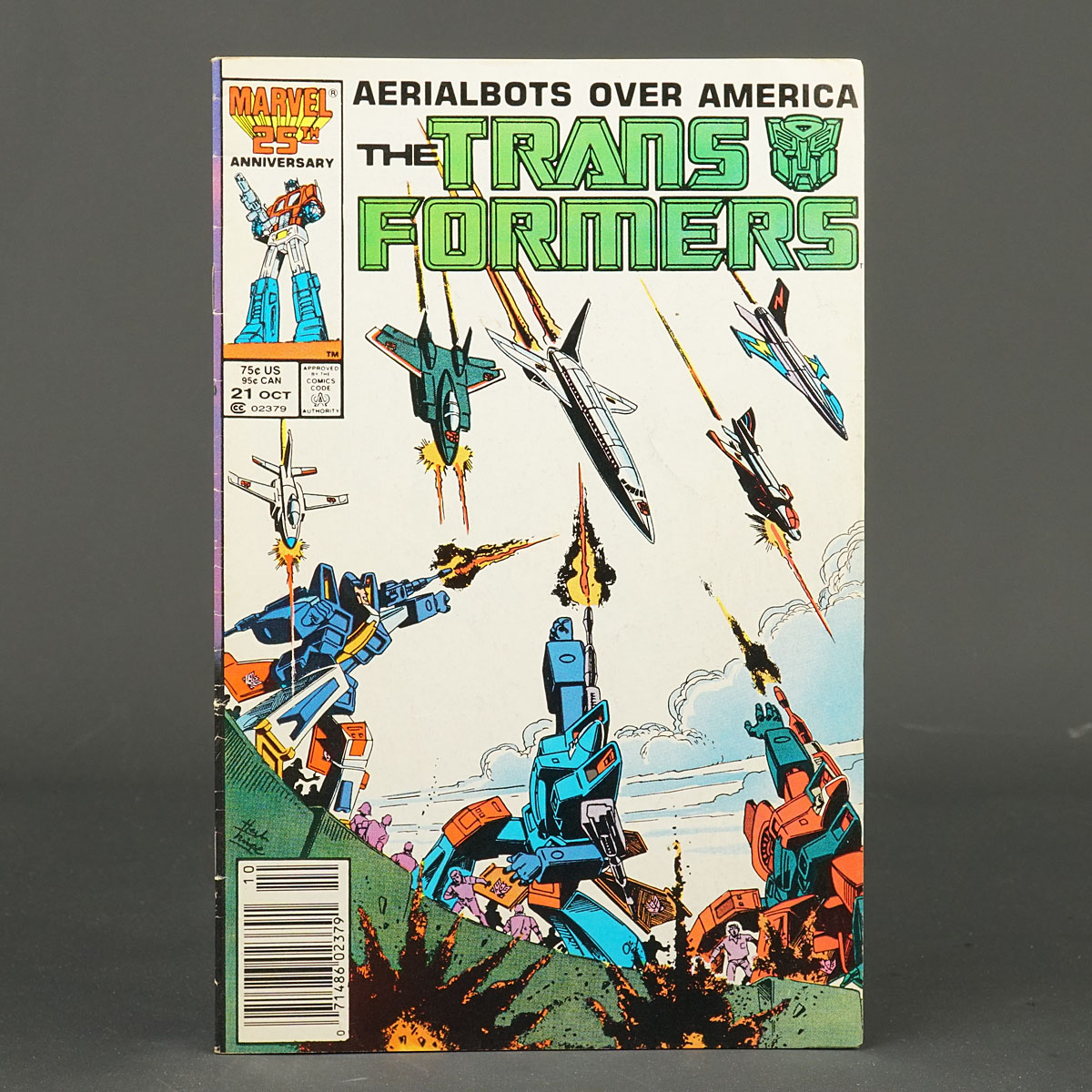 THE TRANSFORMERS #21 Marvel Comics 1986 (CA) Trimpe (W) Budiansky 231010Y