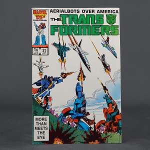 Visit shop.seibertron.com to buy "THE TRANSFORMERS #21 Marvel Comics 1986 (CA) Trimpe (W) Budiansky 2412111"